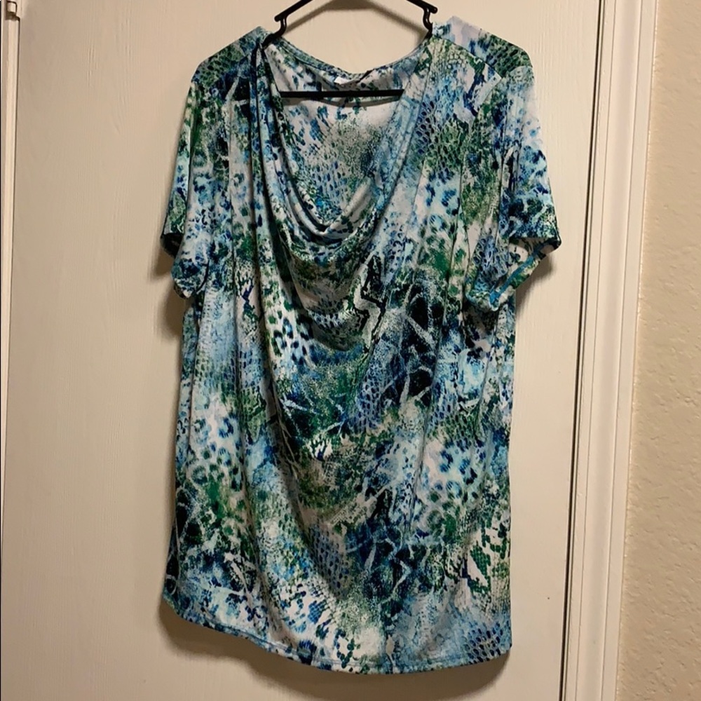 Snakeskin print shirt